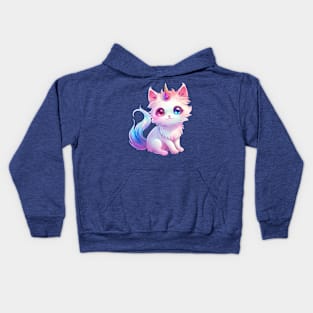 Cute Fantasy Cat T-shirt Kids Hoodie